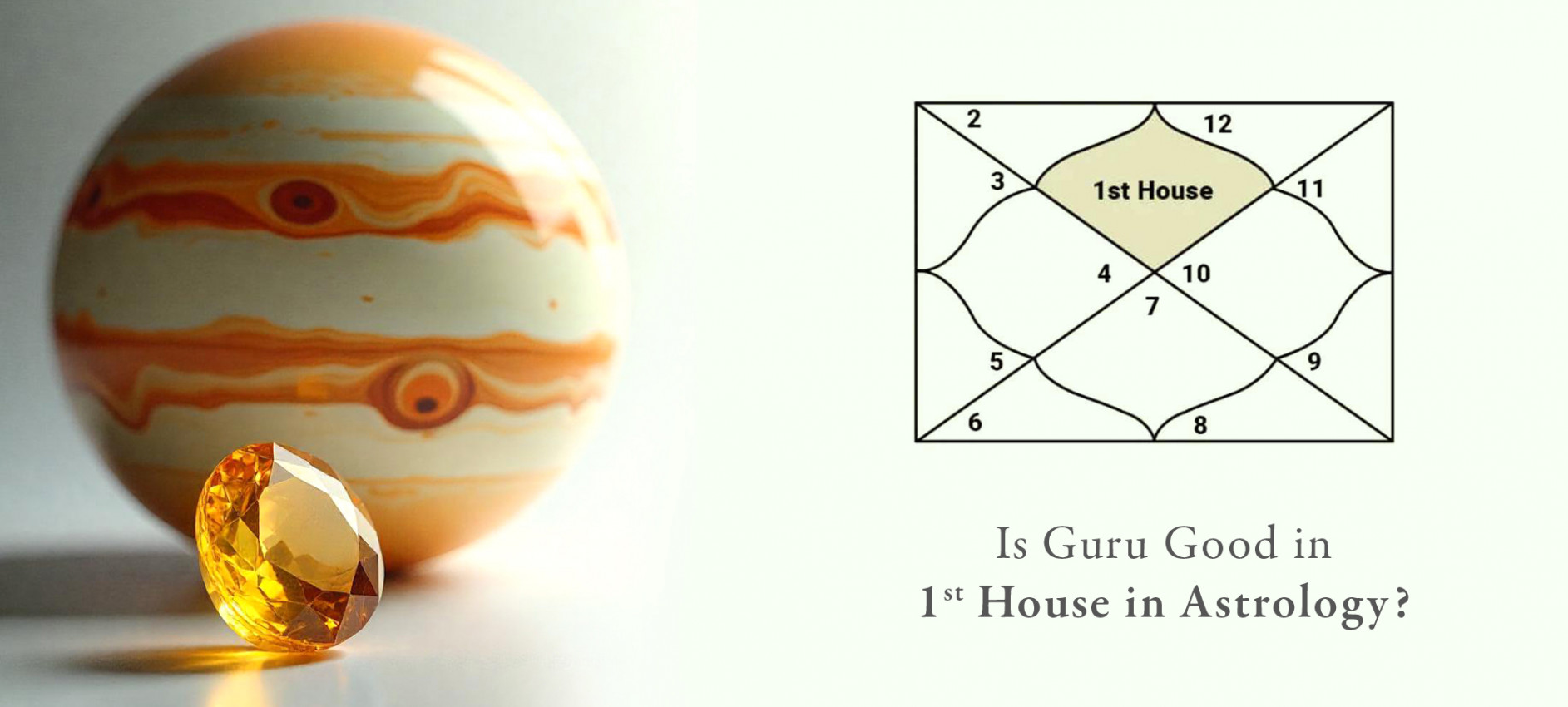 Is Guru Good in 1 st House in Astrology