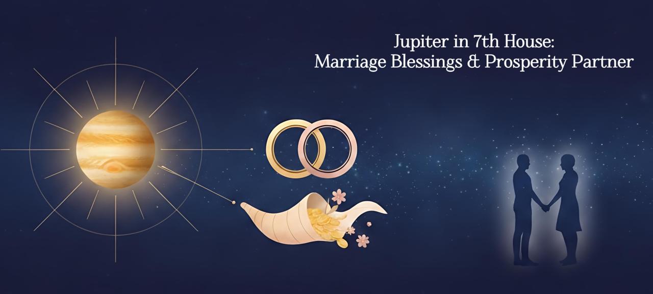 Jupiter in 7th House: Marriage Blessings & Prosperity Partner