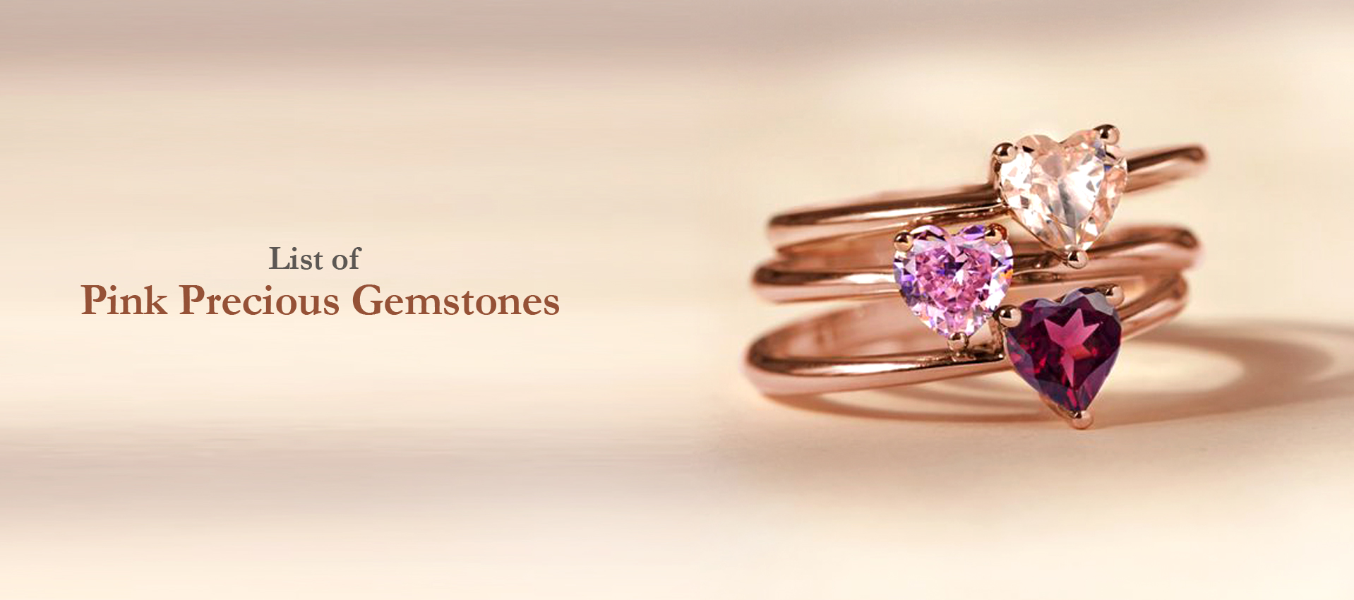 List of Pink Precious gemstones