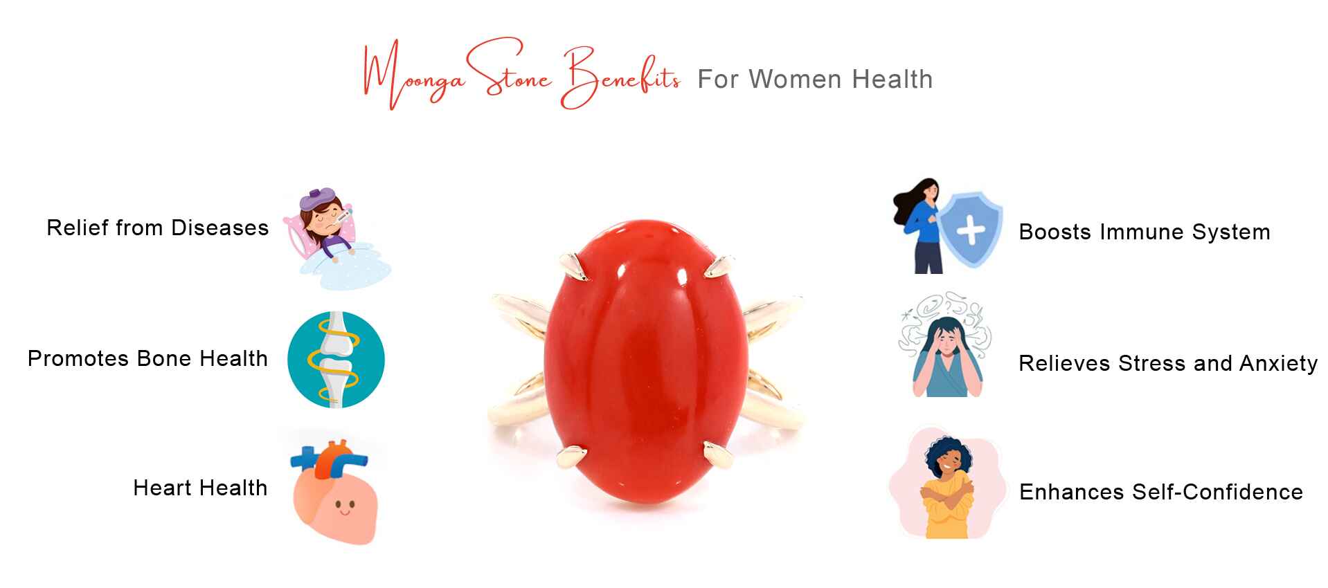 12 Moonga Stone Benefits Every Woman Should Know!