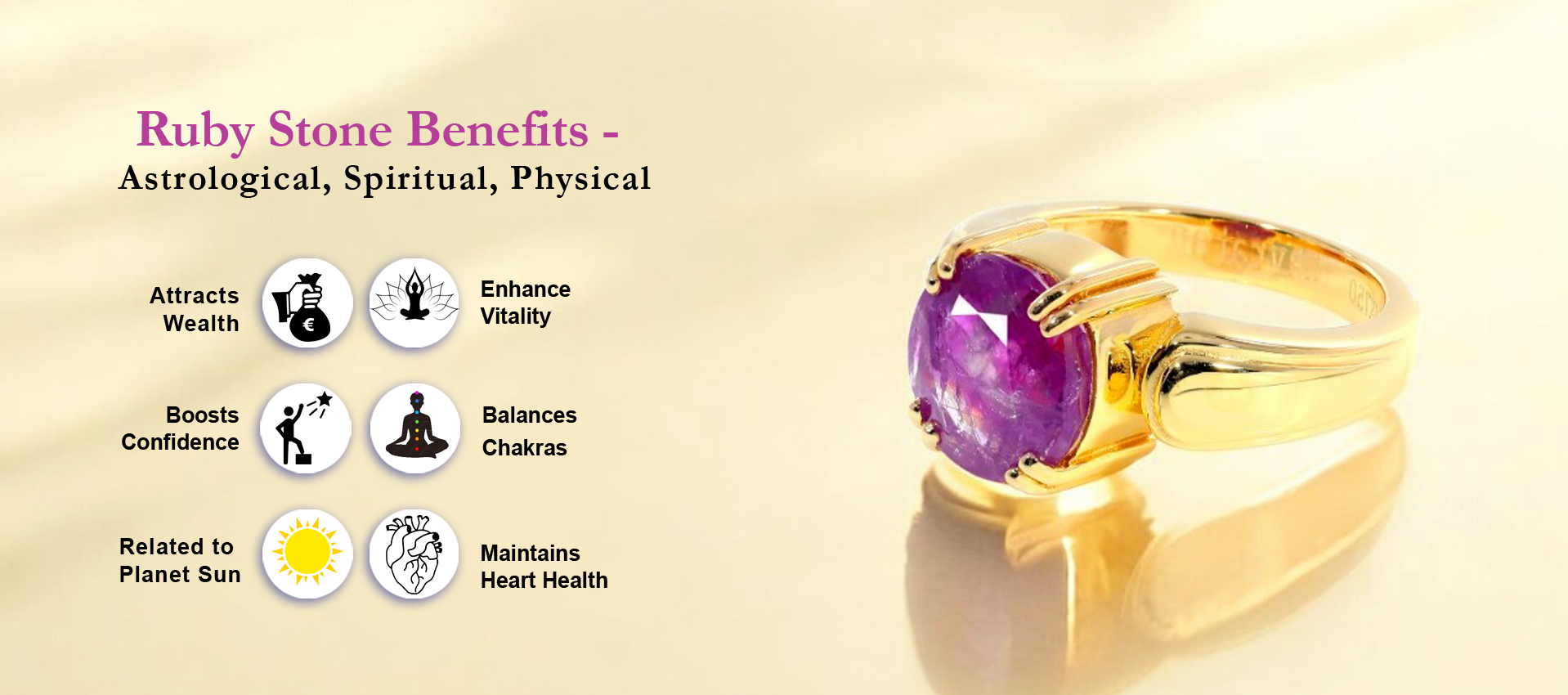Ruby Stone Benefits - Astrological, Spiritual, Physical