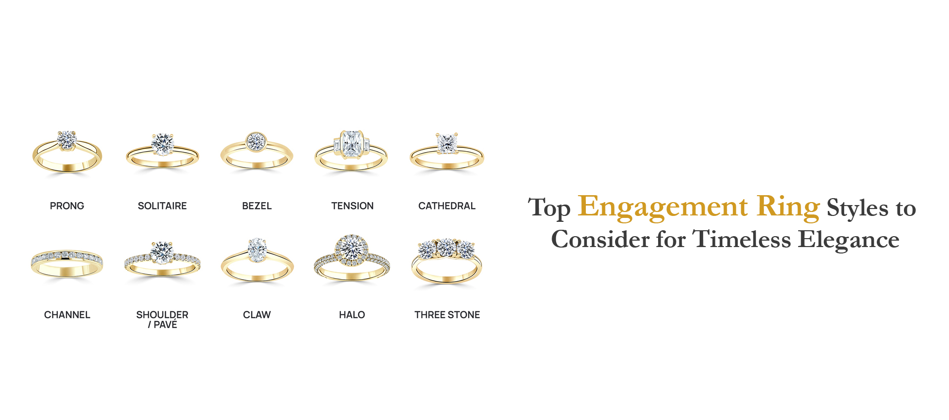 Top Engagement Ring Styles to Consider for Timeless Elegance