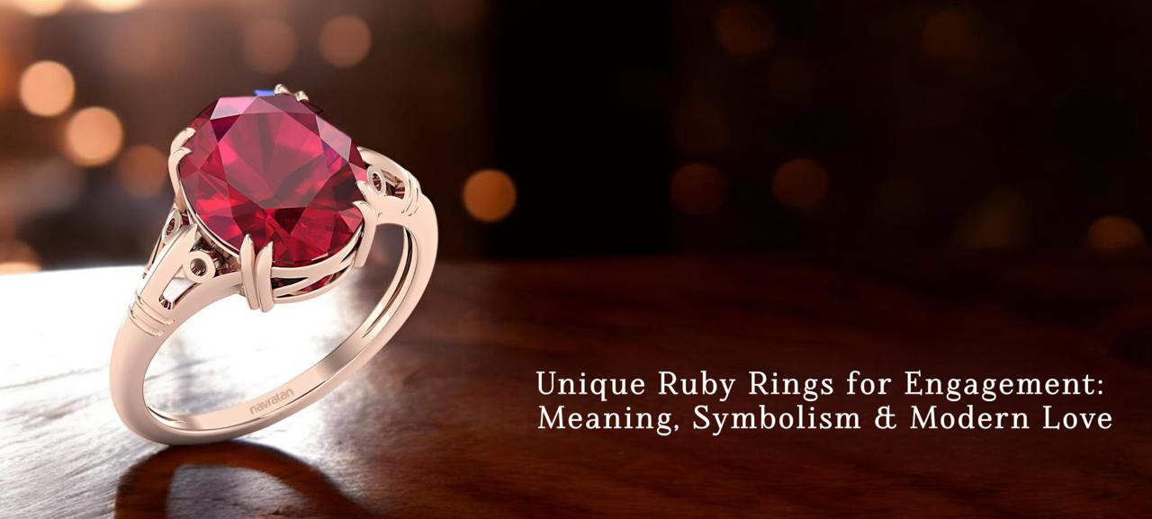 Unique Ruby Rings for Engagement: Meaning, Symbolism & Modern Love