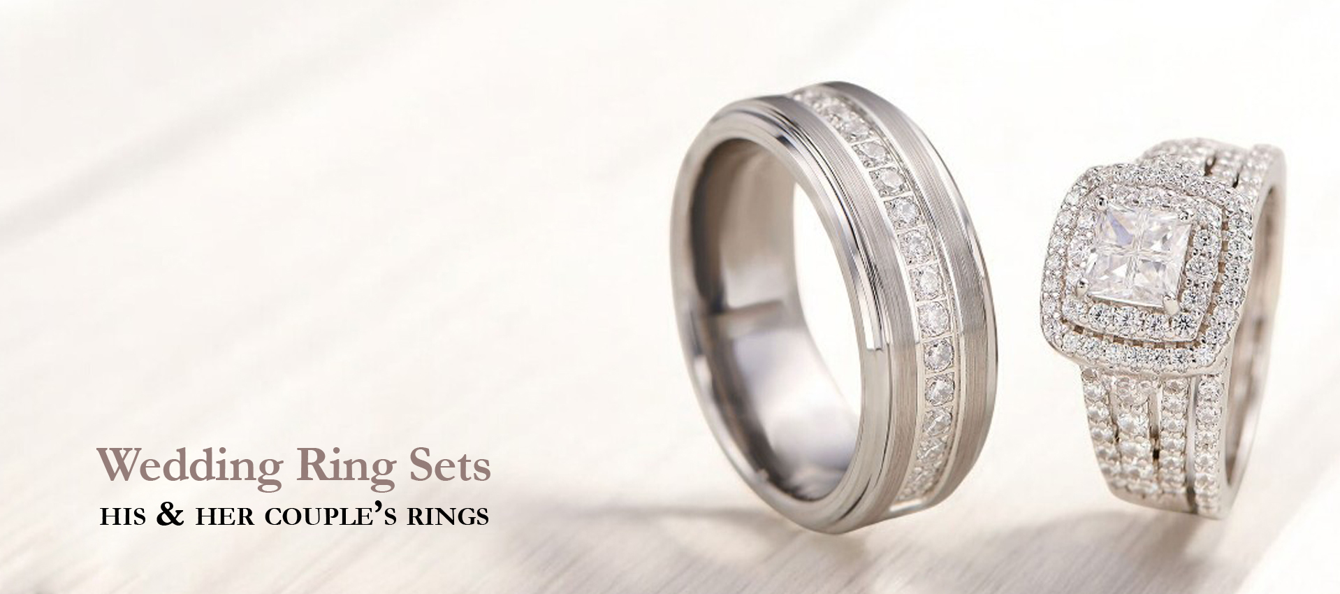 Wedding Ring Sets - Bridal Set & Trio Set