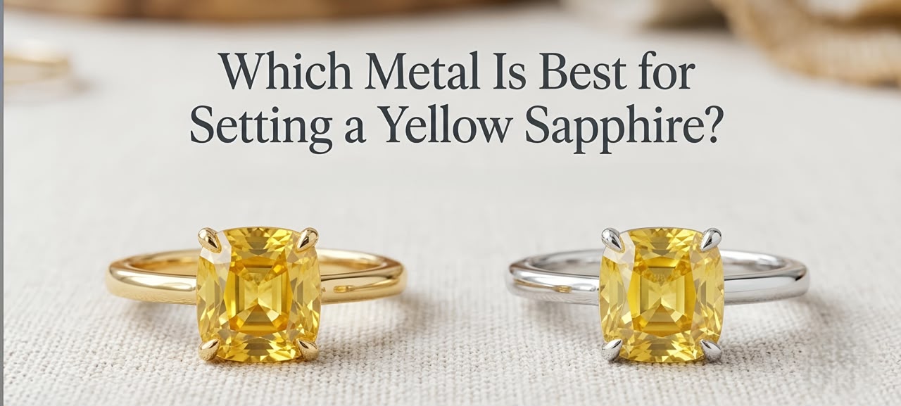 Which Metal is Best for Yellow Sapphire?