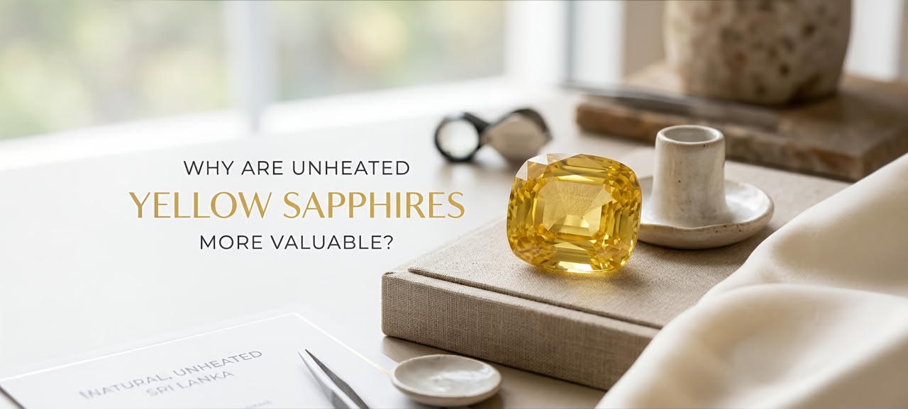 Why Are Unheated Yellow Sapphires More Valuable?
