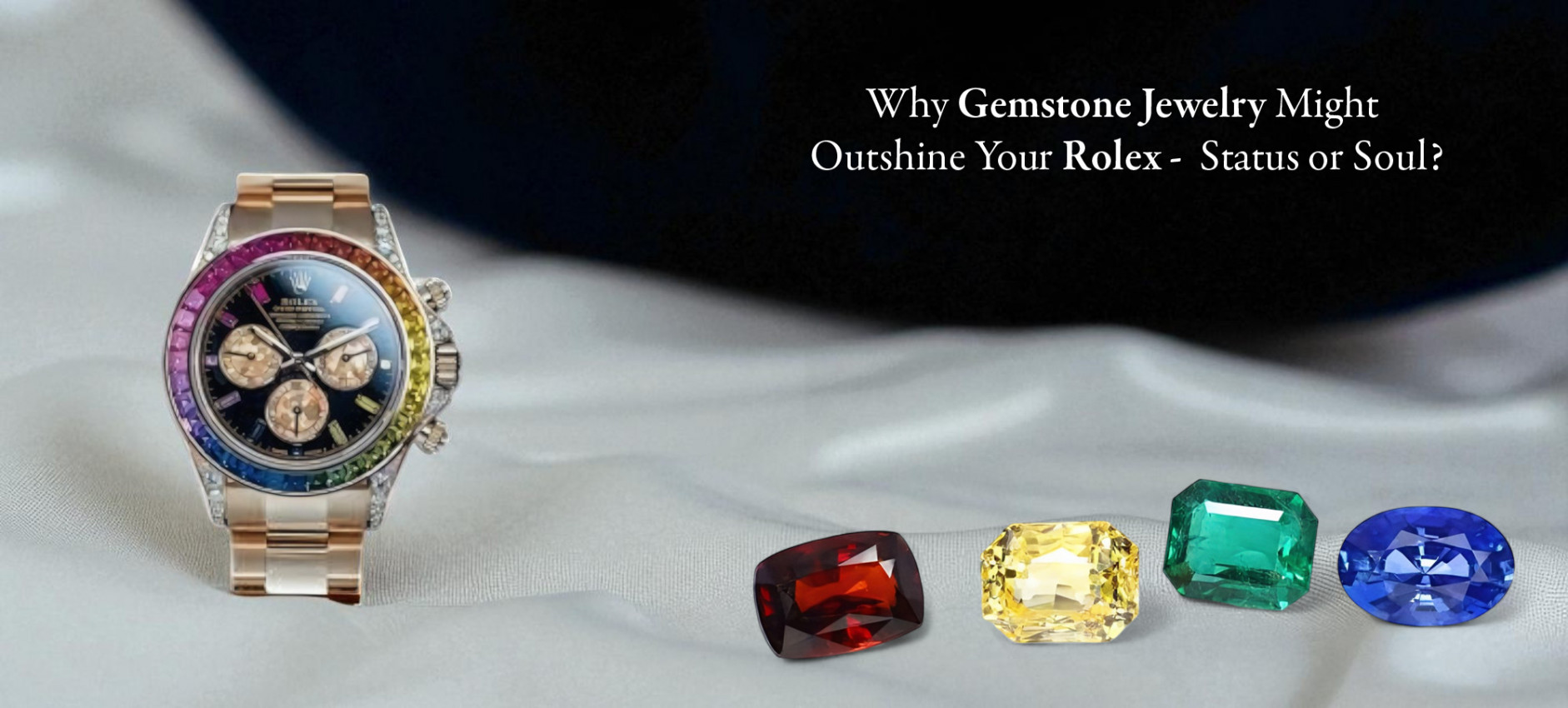 Why Gemstone Jewelry Might Outshine Your Rolex