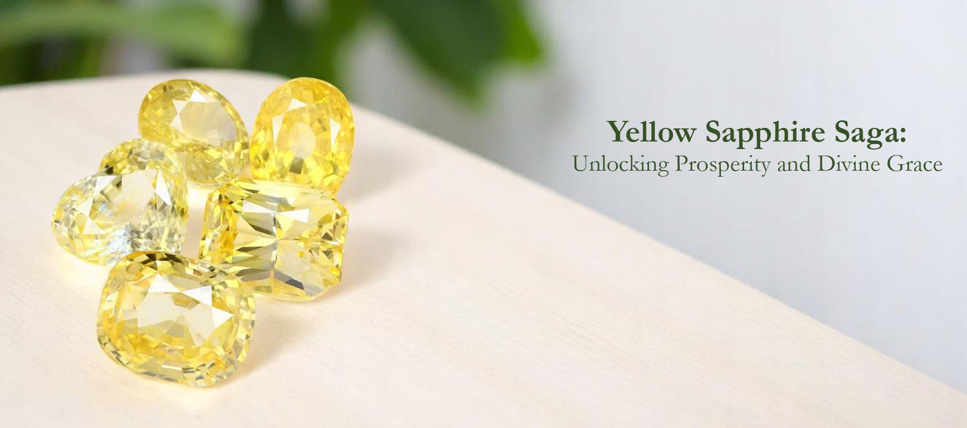 Yellow Sapphire Saga: Unlocking Prosperity and Divine Grace