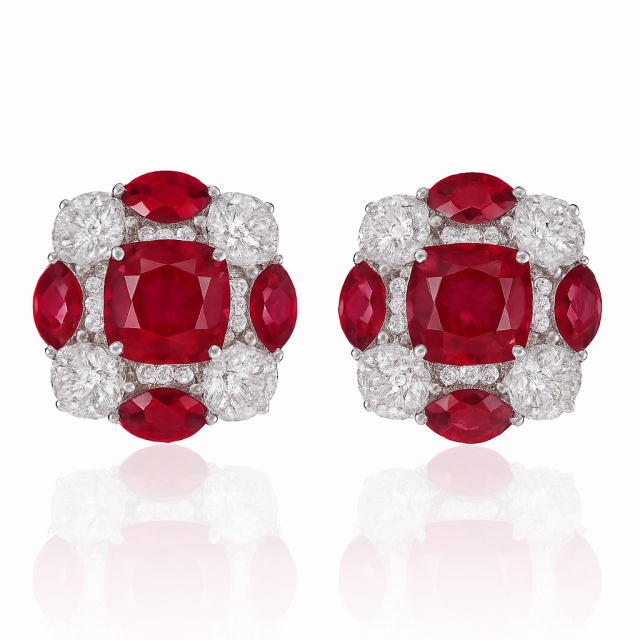 Ruby Earrings