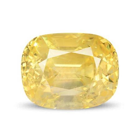 45 Carat Yellow Sapphire Stone