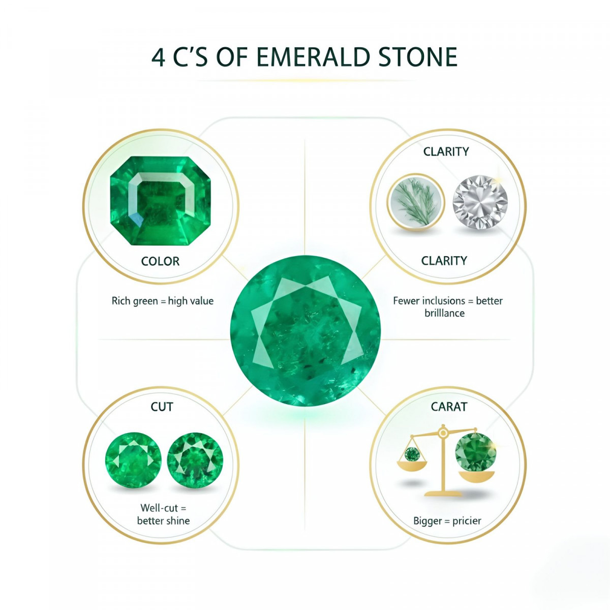 4 C's of Emerald stone