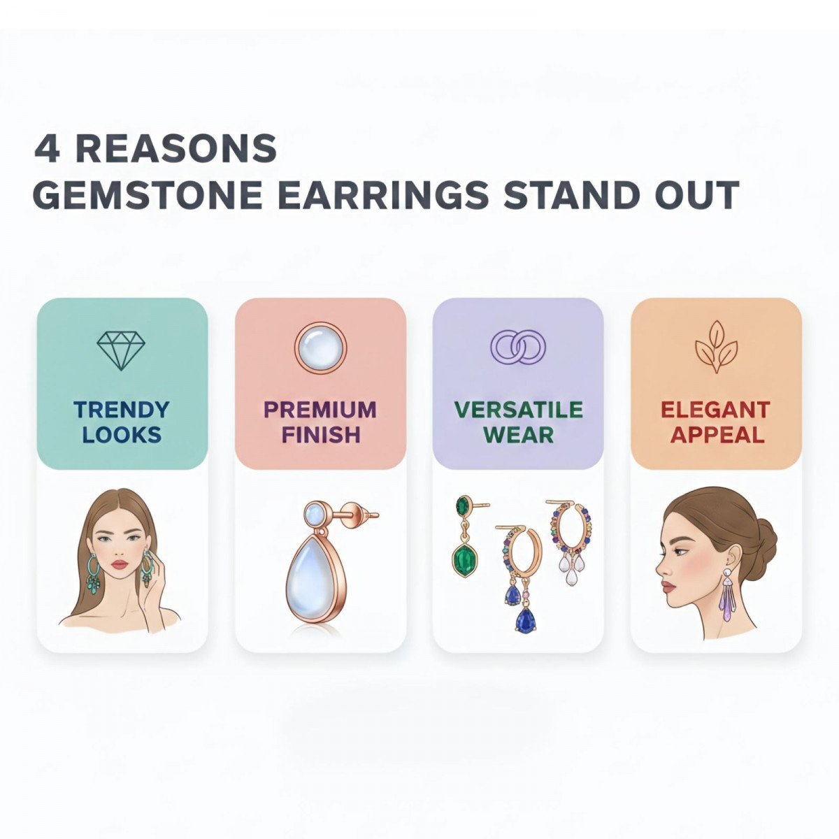 4 Reasons Gemstone Earrings Stand Out
