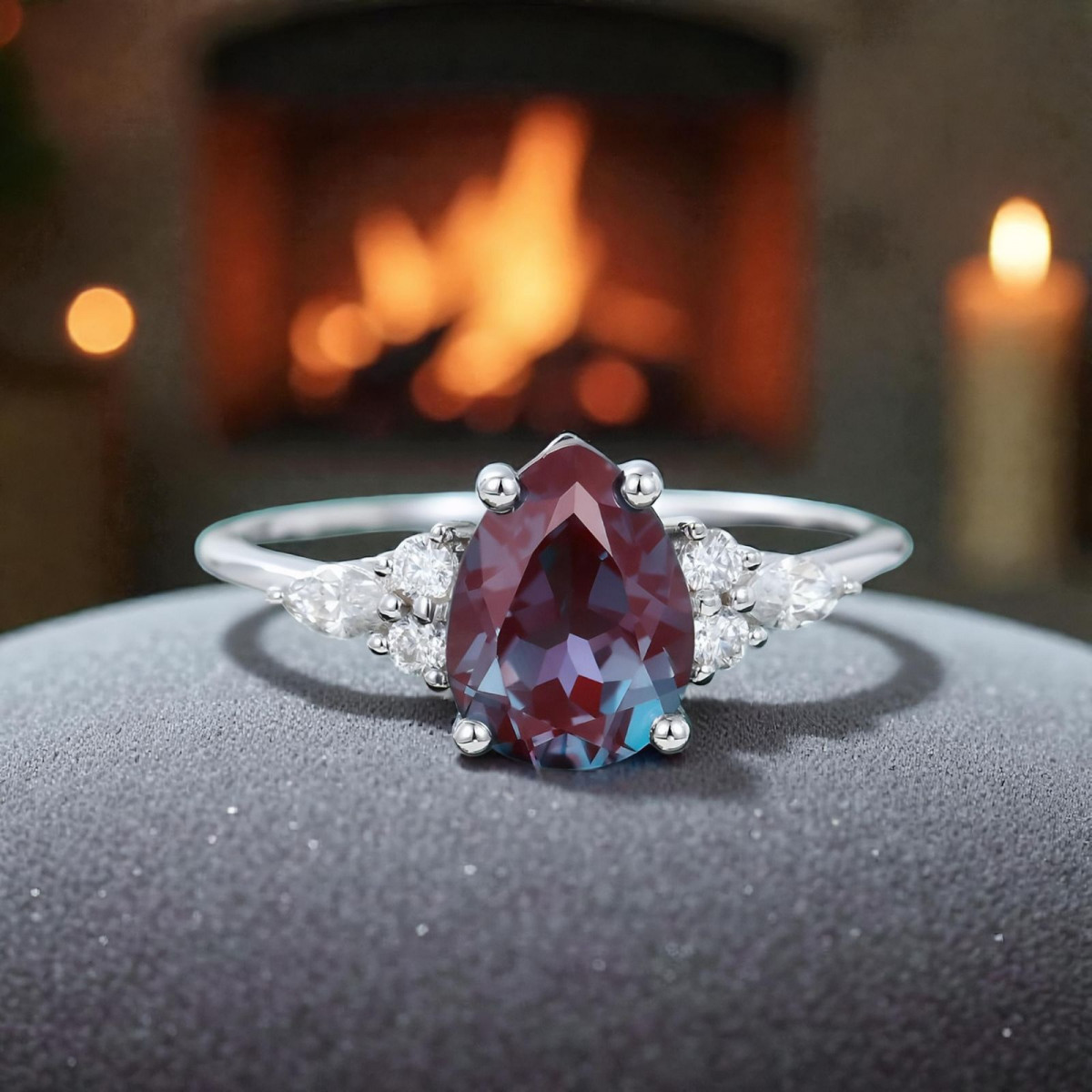 Alexandrite Stone Ring