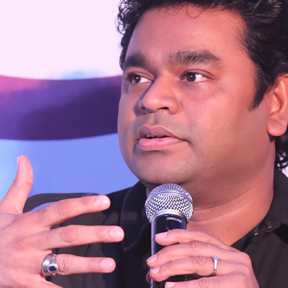 A.R Rahman's Blue Sapphire ring