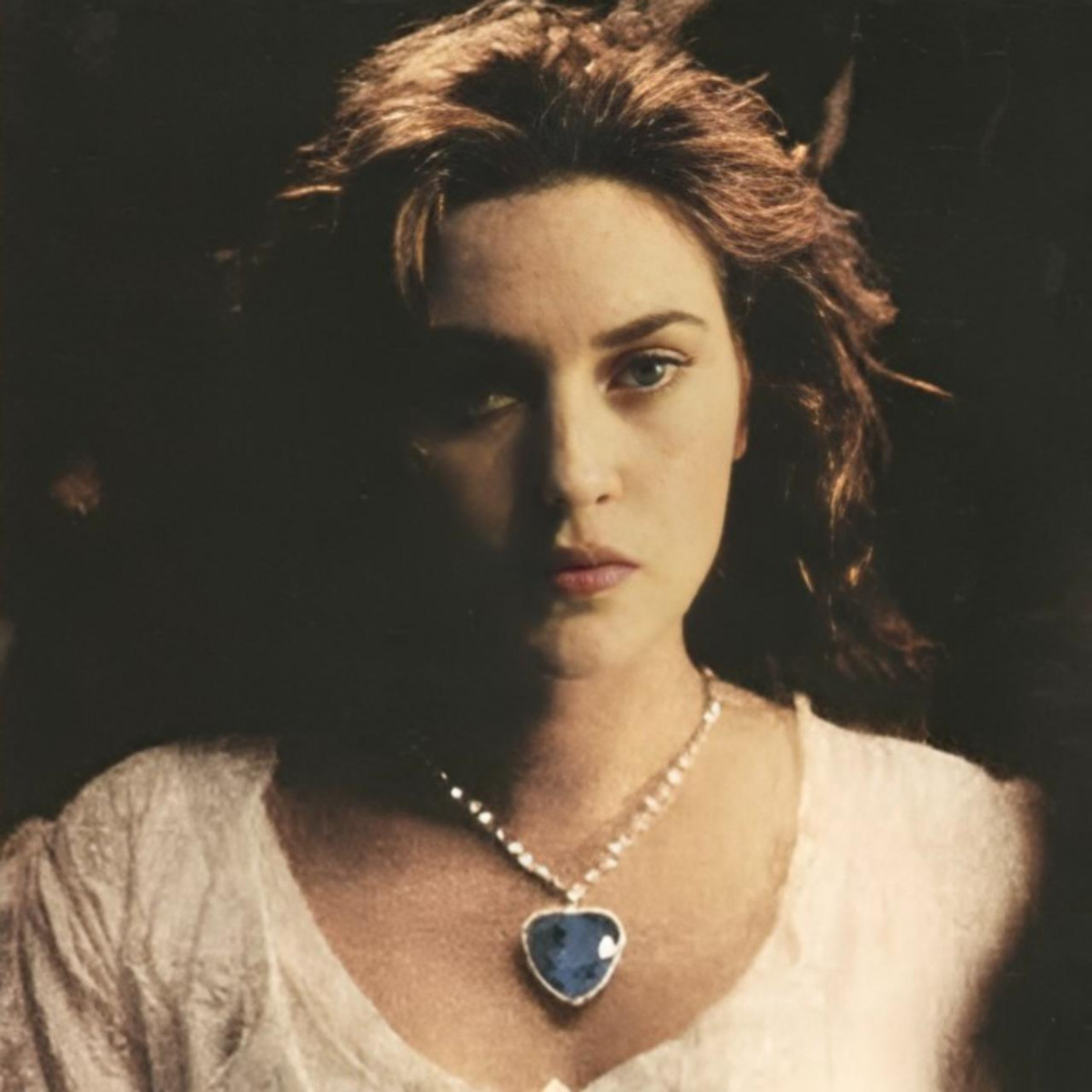 Blue Diamond Necklace