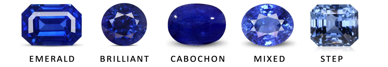 Blue Sapphire Cut Chart