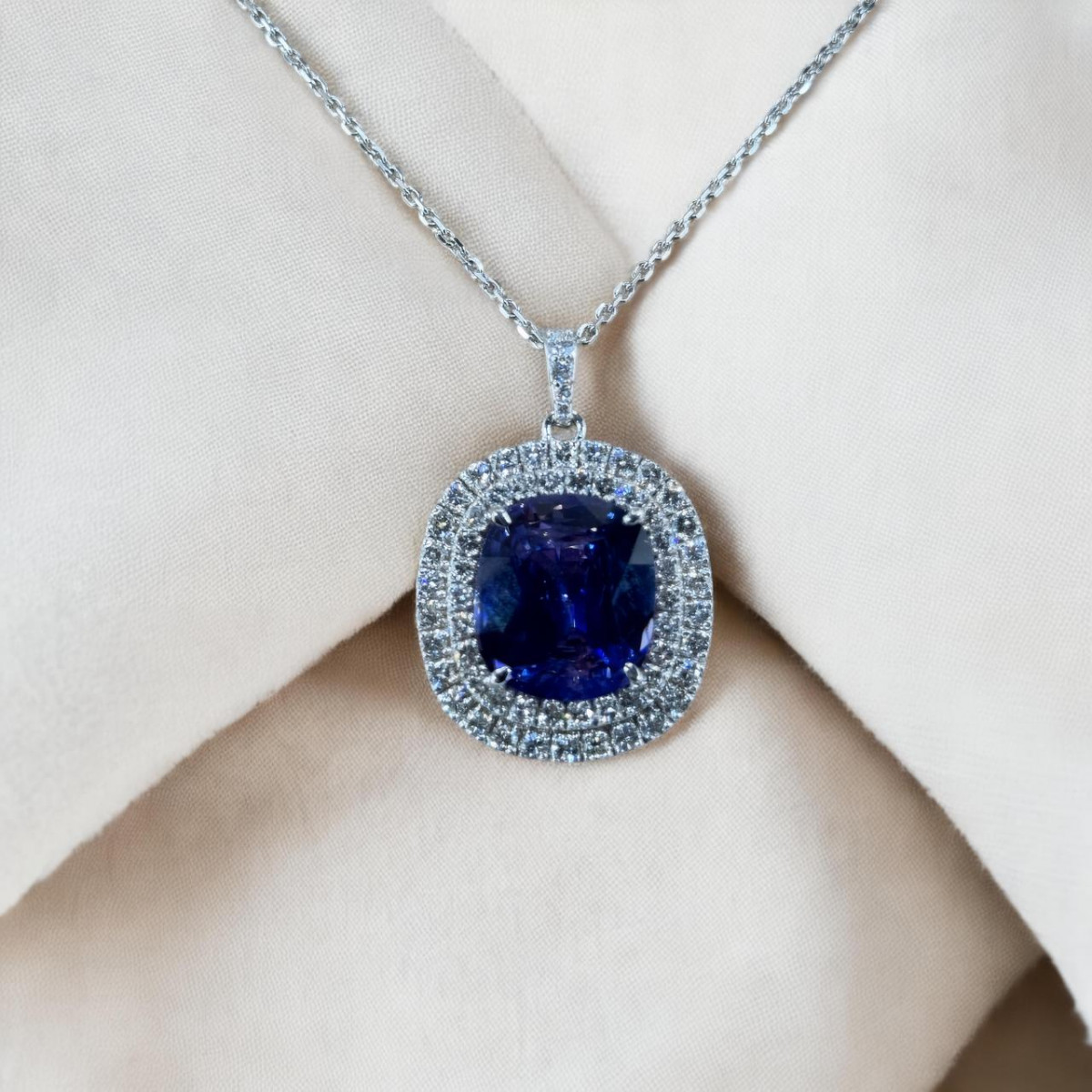 Blue Sapphire Pendant