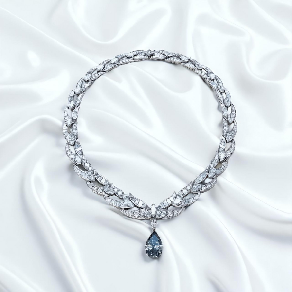 Bulgari Blue Diamond Necklace -$15 Million+