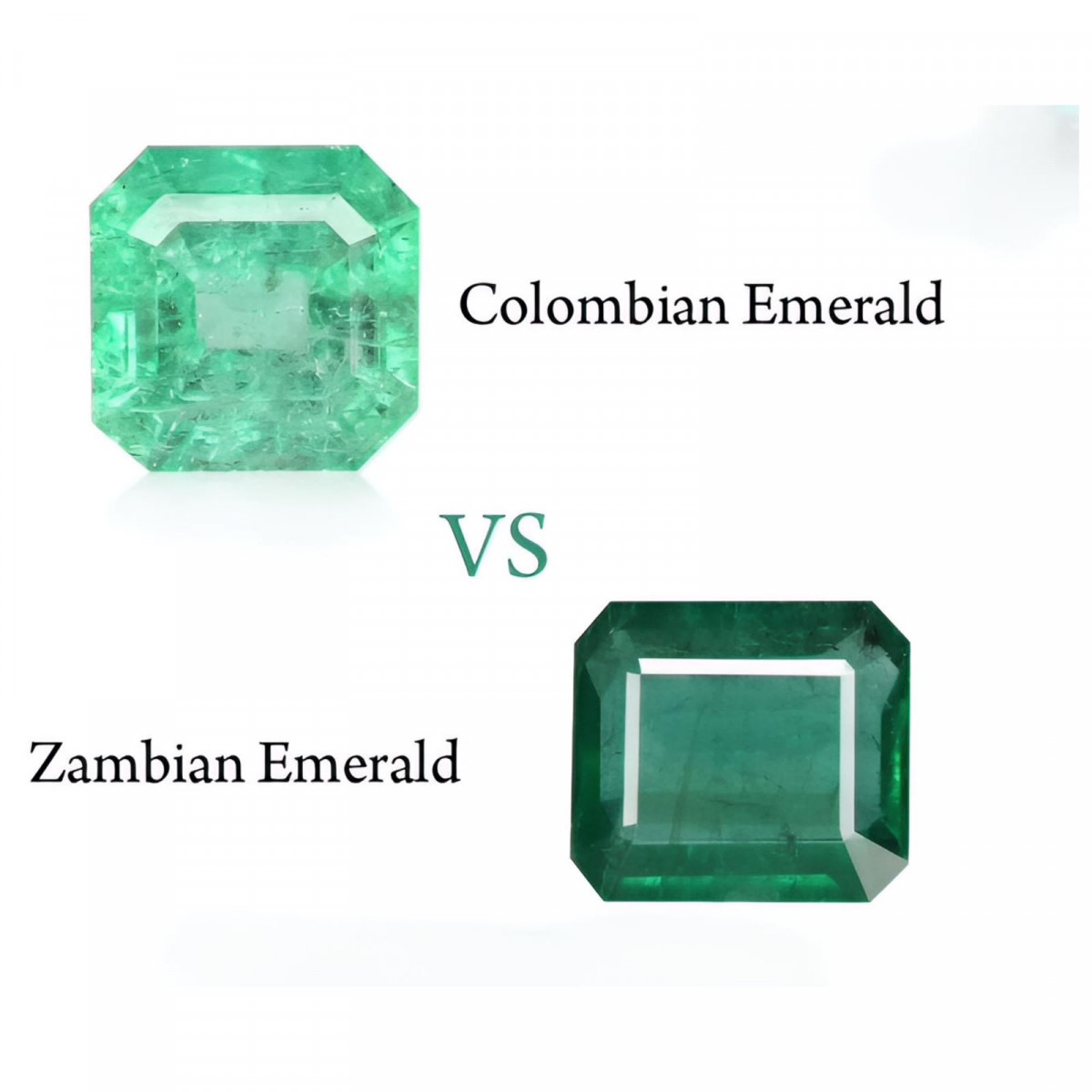 Colombian Emerald vs Zambian Emerald