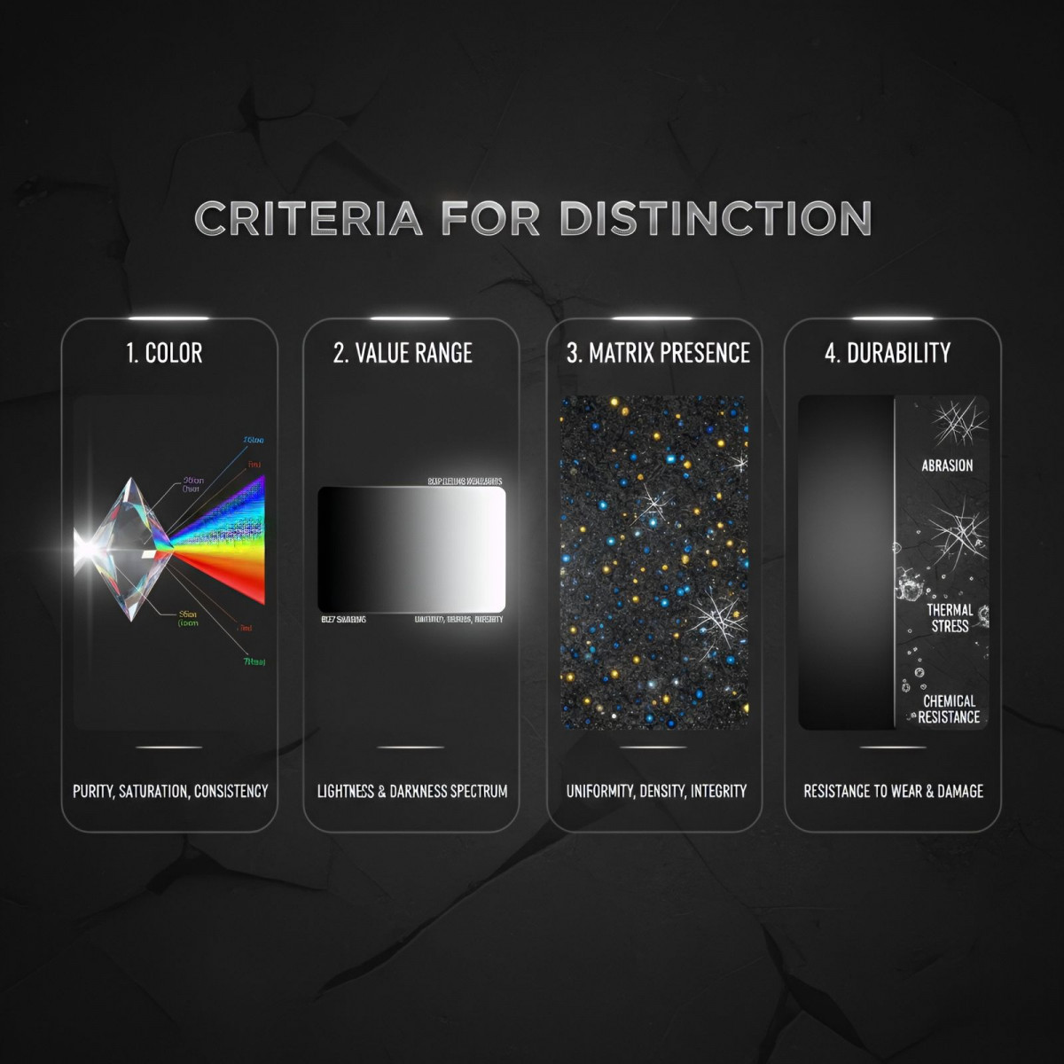 Criteria for Distinction Criteria for Distinction