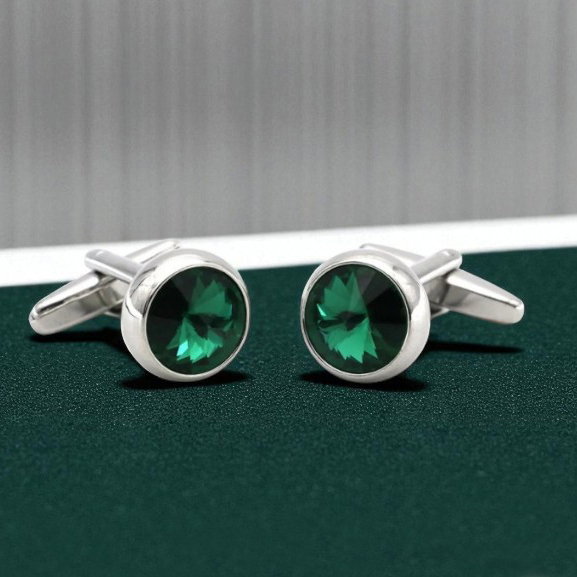 Emerald Cufflinks