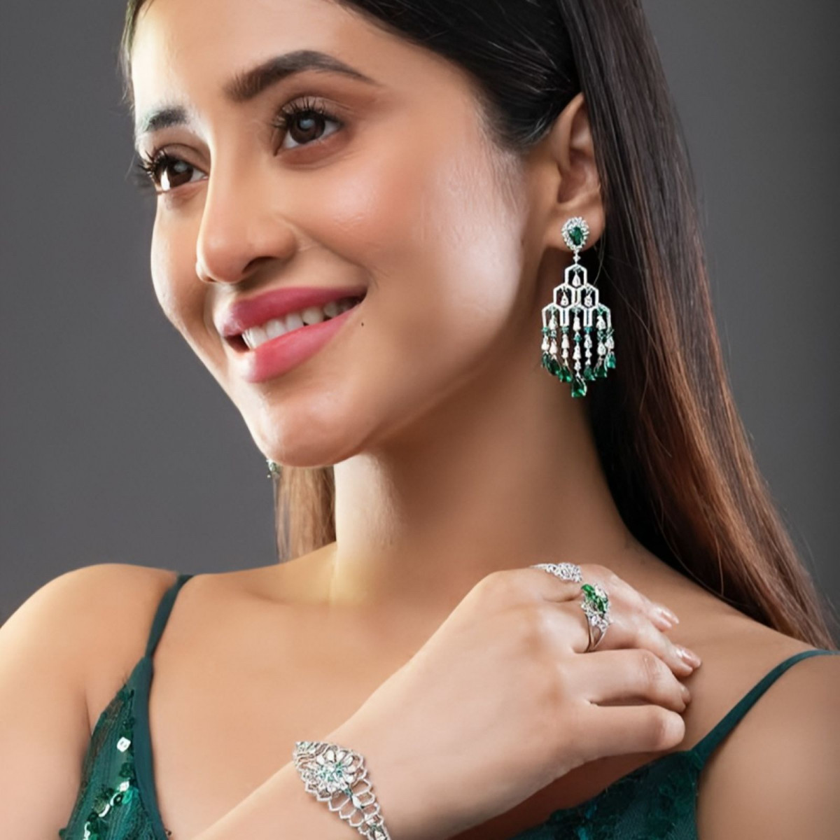 Emerald Earring