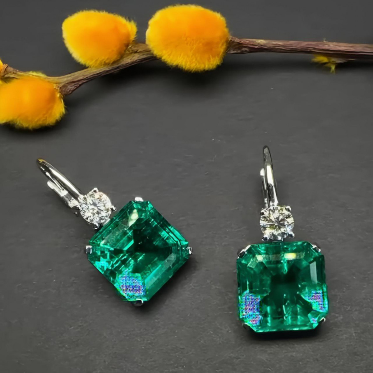 Emerald Earrings