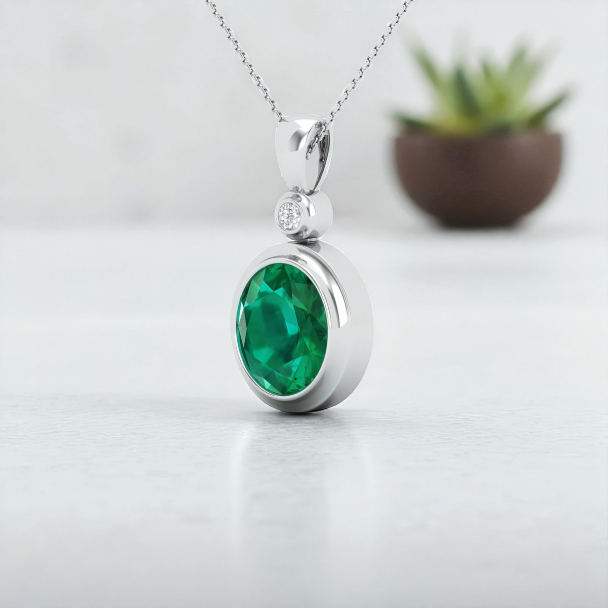 Emerald Pendant
