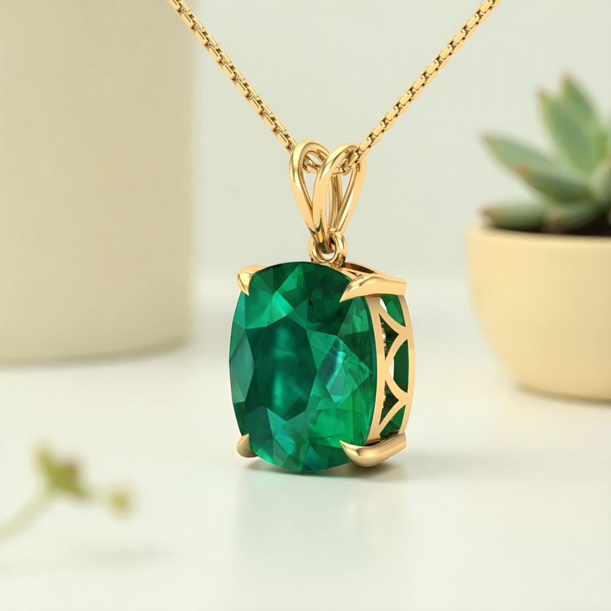 Emerald Pendant