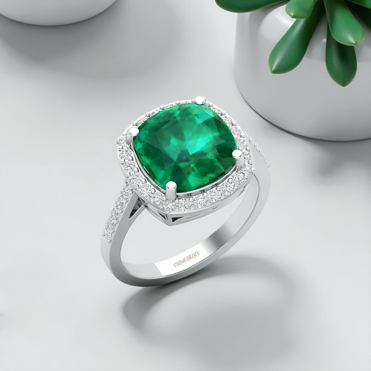 Emerald Stone Ring