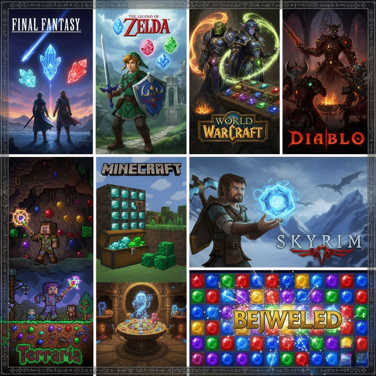 Gemstones in Fantasy Worlds