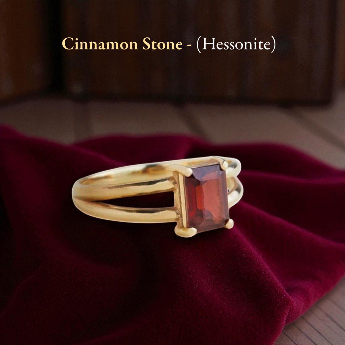 Hessonite Ring