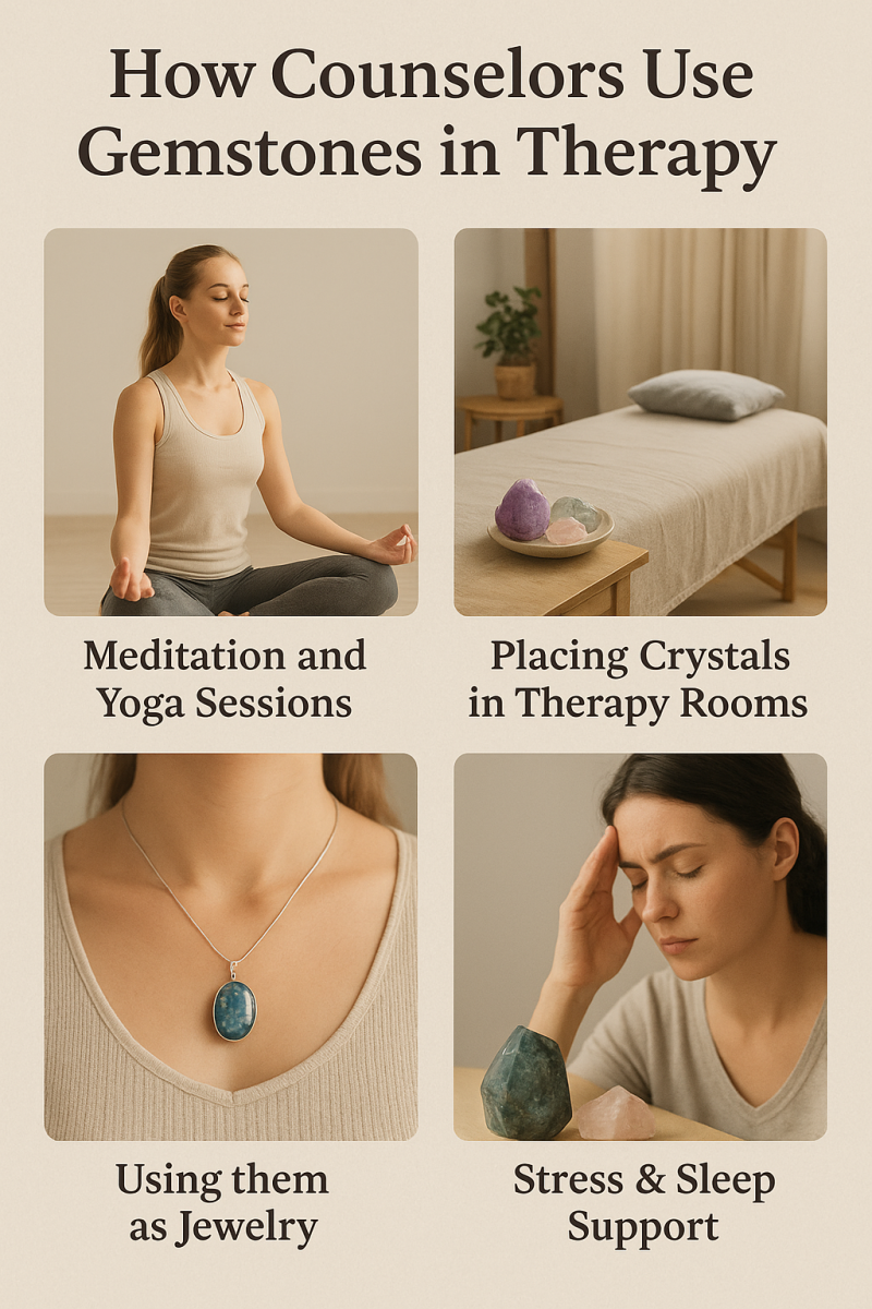 How Counselors use gemstones in therapy