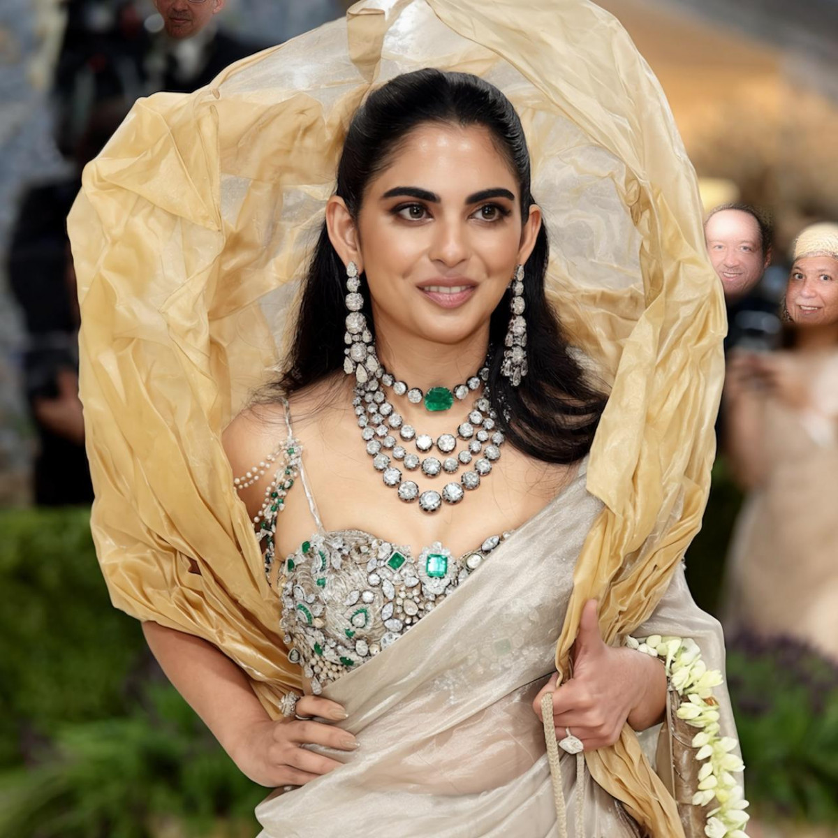 Isha Ambani Emerald Necklace