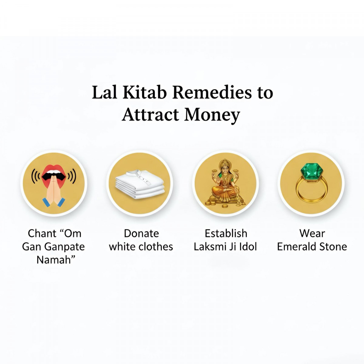 Lal Kitab remedies to attract money