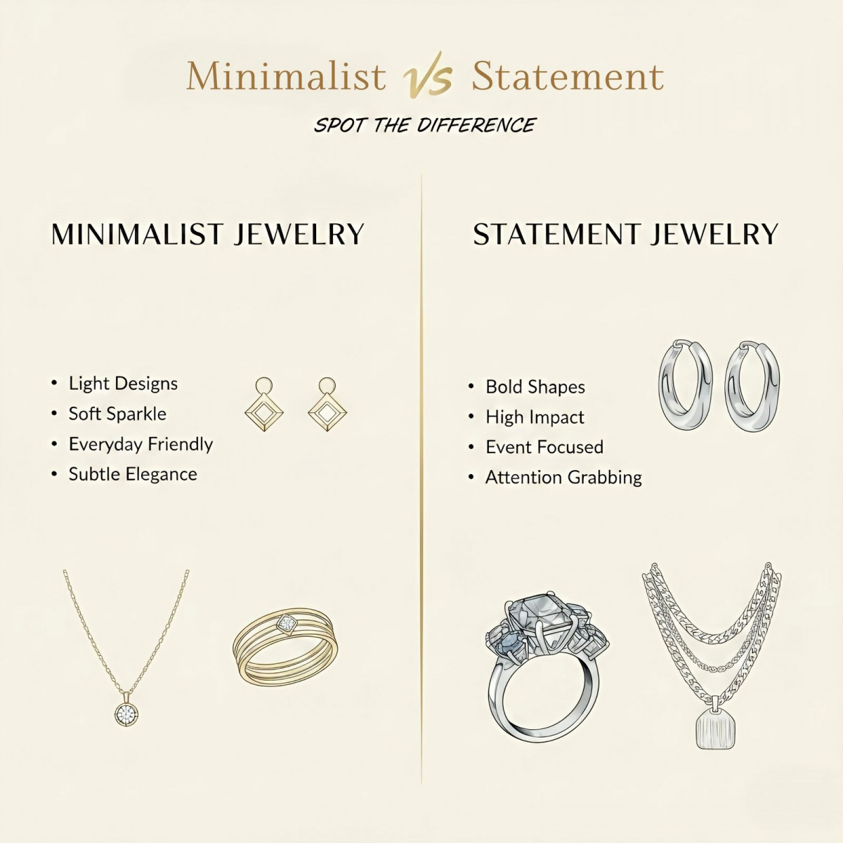 Minimalist vs Statement