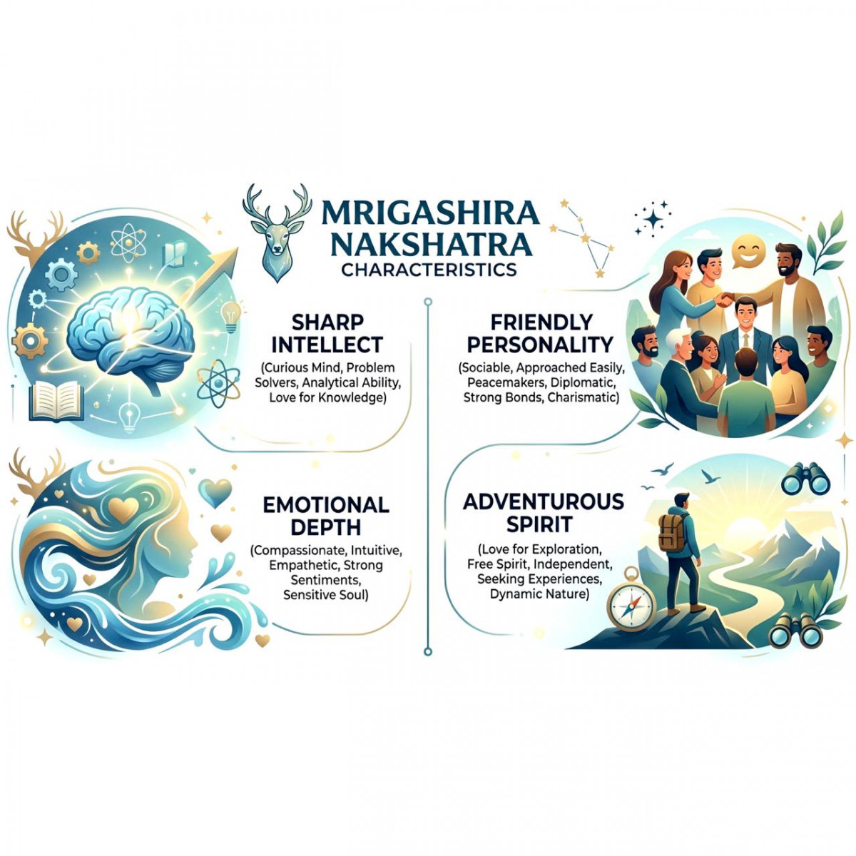 Mrigashira nakshatra characteristics