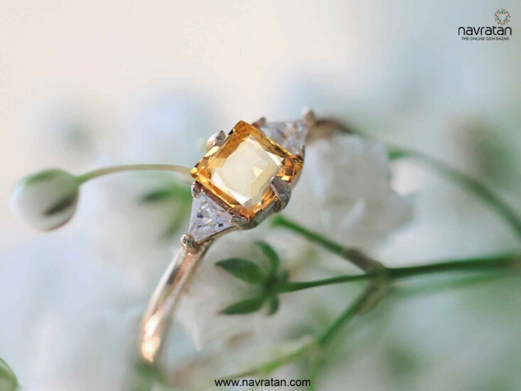 Peach gemstone