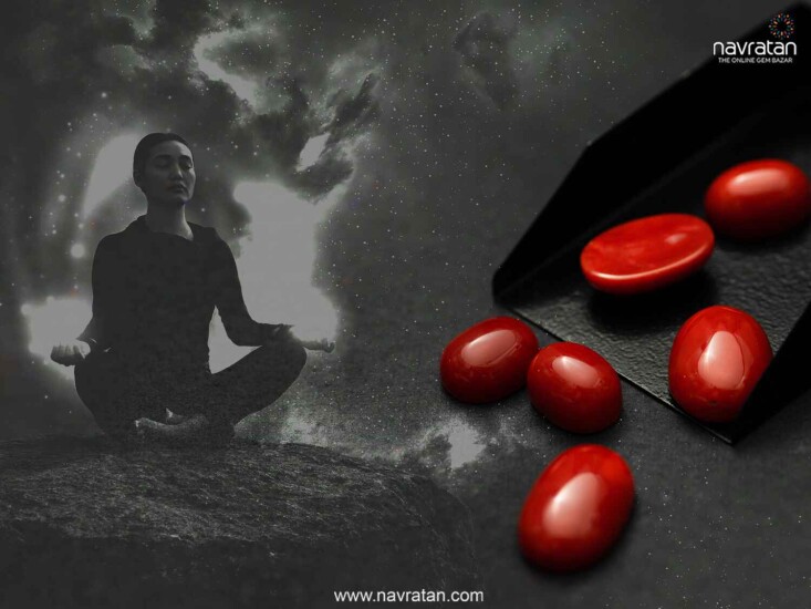 Red coral symbolizes Power