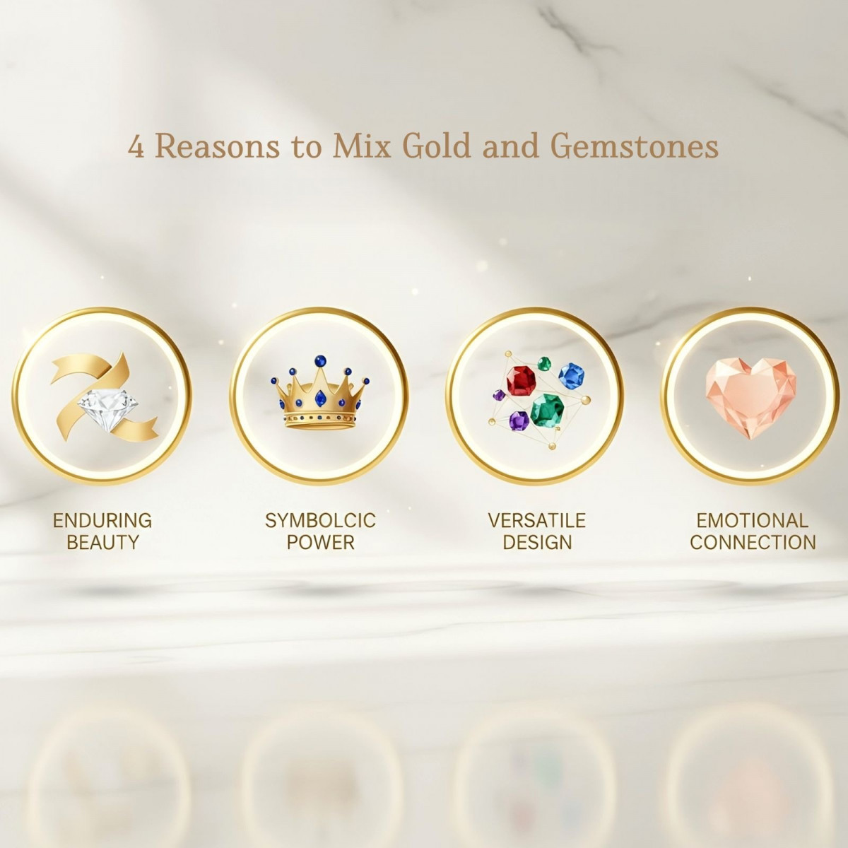 Reasons to mix Gold and Gemstones