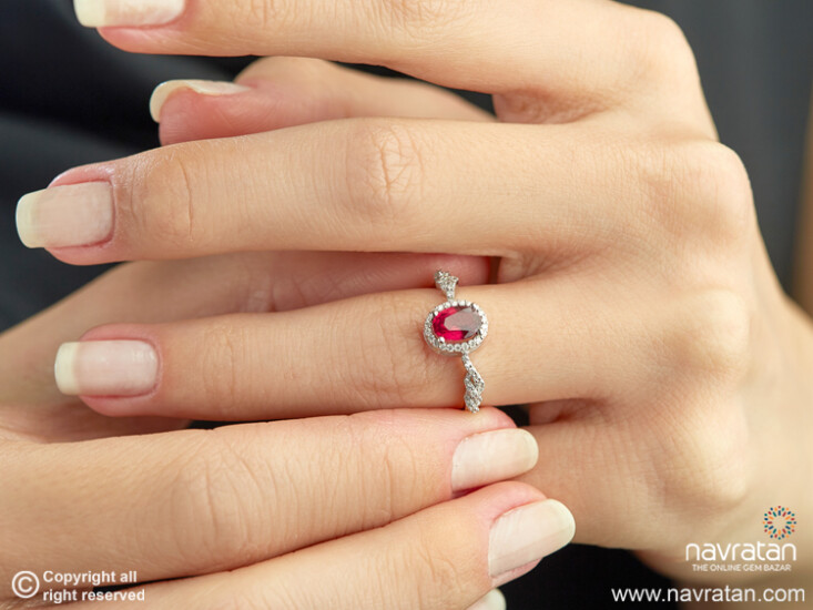 ruby stone engagement rings