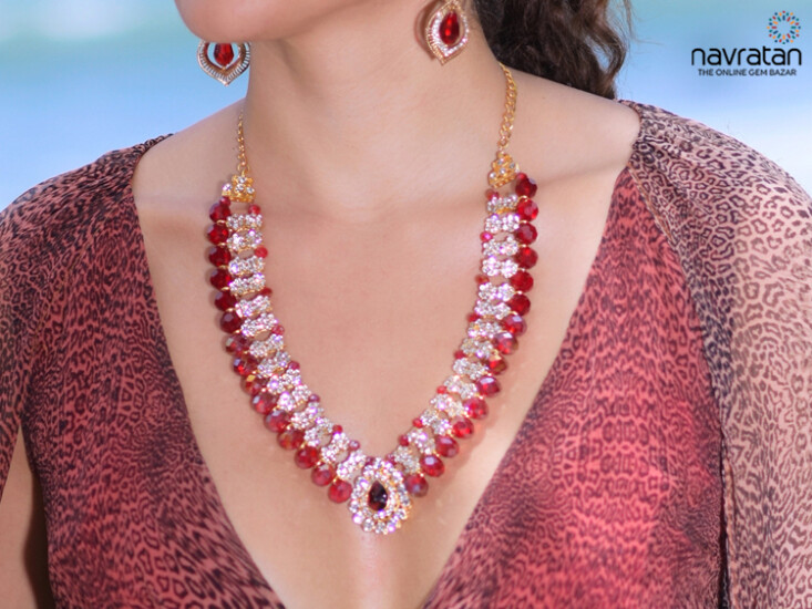 Buy 100% Authentic Ruby Jewellery At Best Prices Online