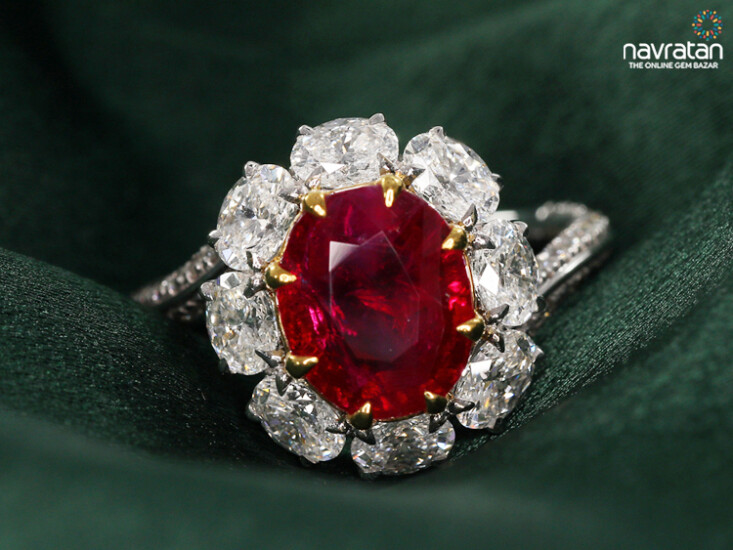 ruby stone ring