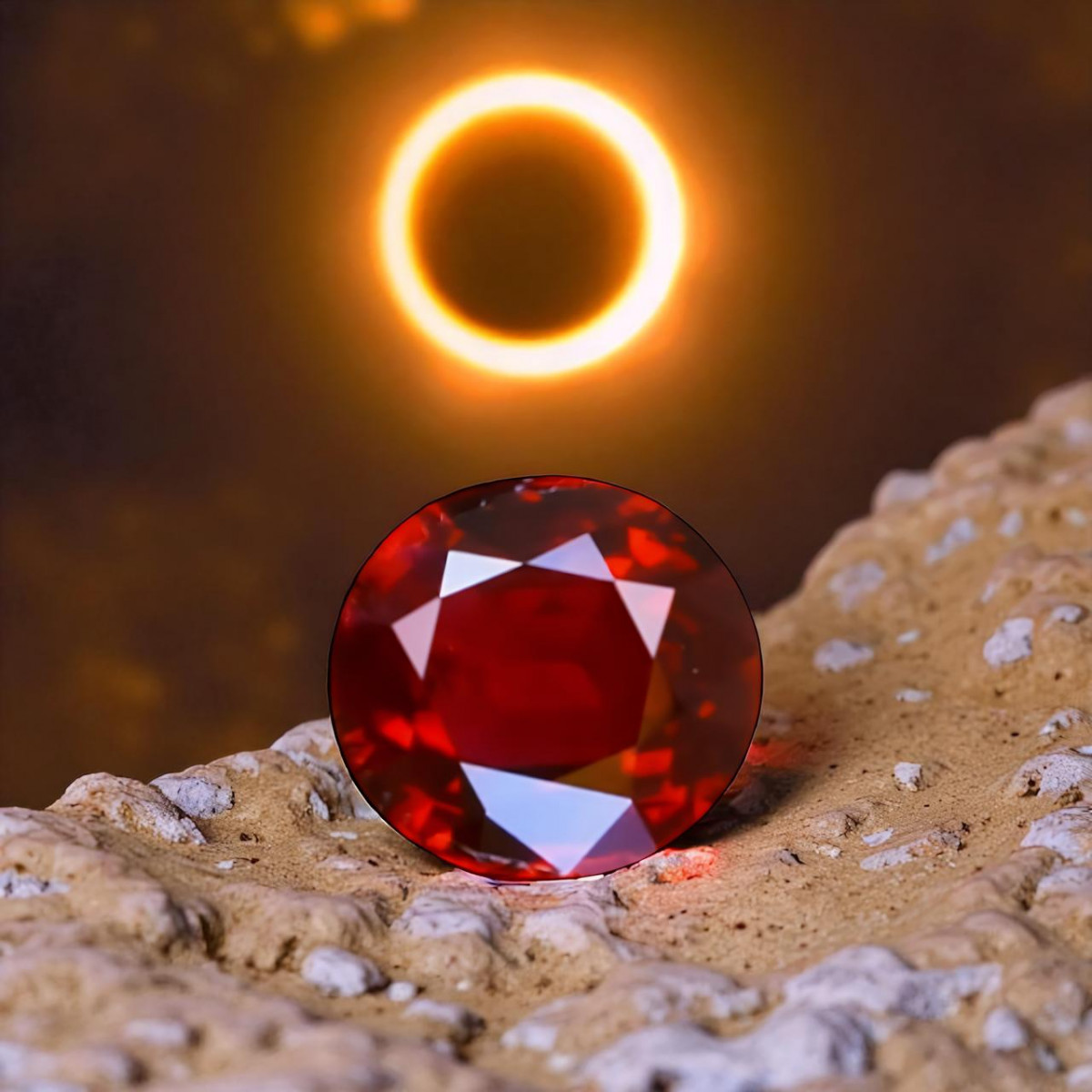 Ruby gemstone
