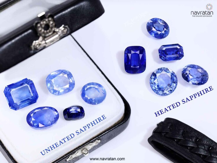 Unheated vs Heated Sapphire