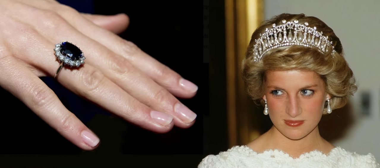 Princess Diana’s blue sapphire engagement ring