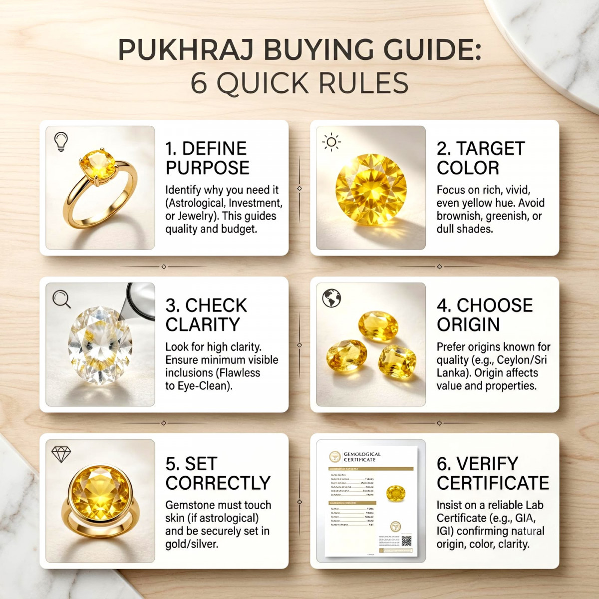 Pukhraj Buying Guide 