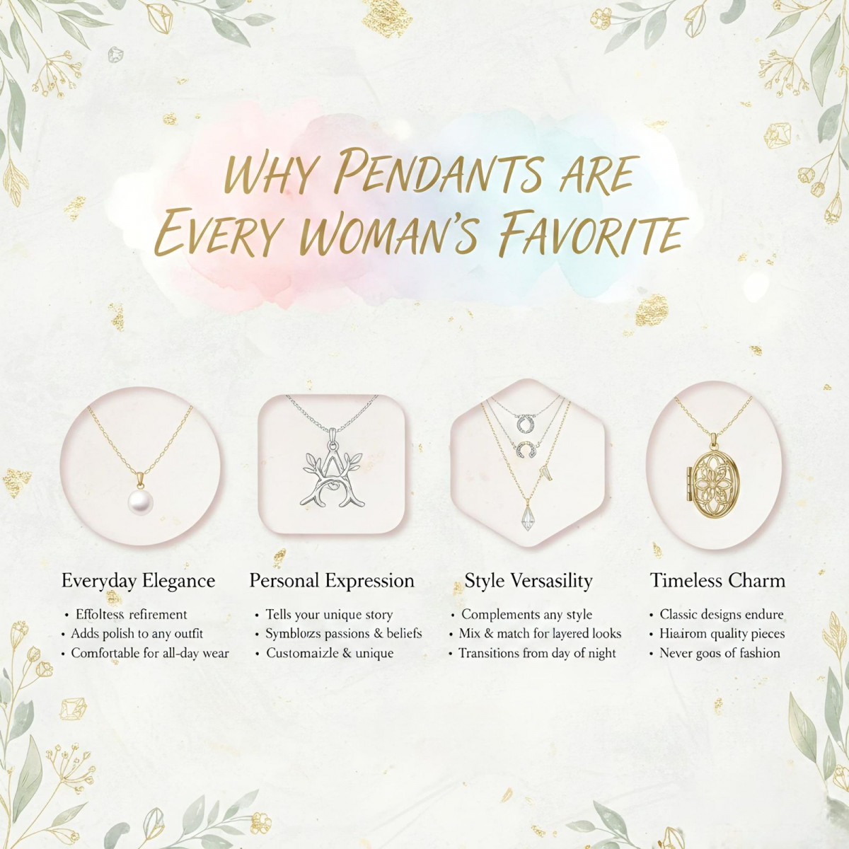 Why are Pendants Every Womans Favourite