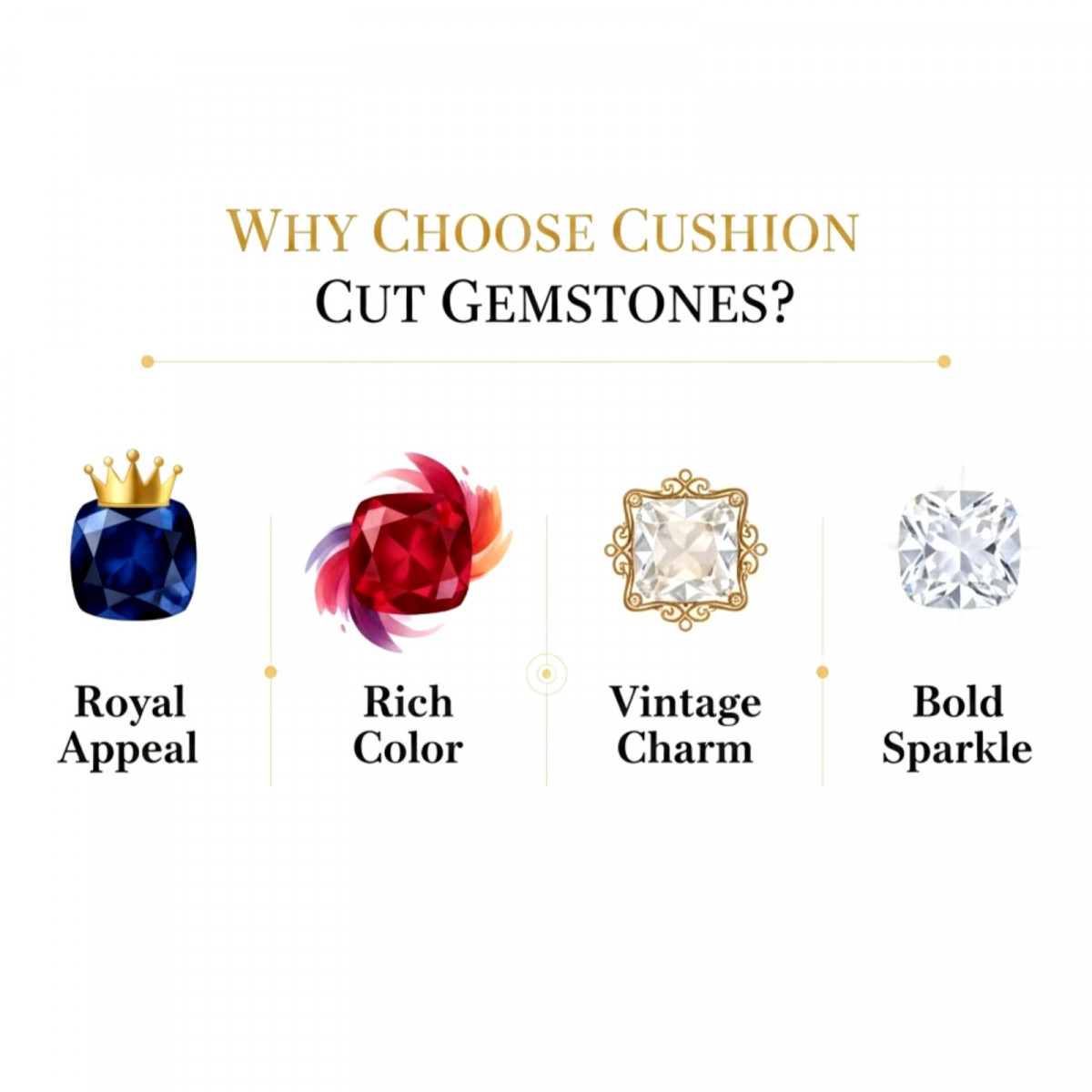 Why Choose Cushion Cut Gemstones