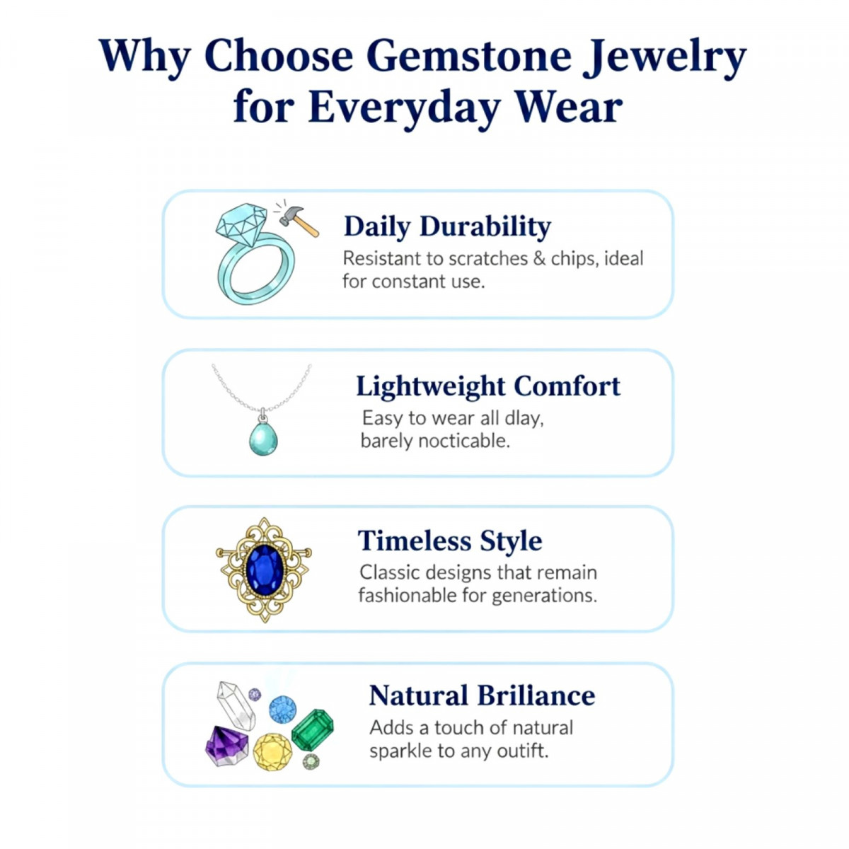 Why Choose Gemstone Jewelry for Everyday Wear